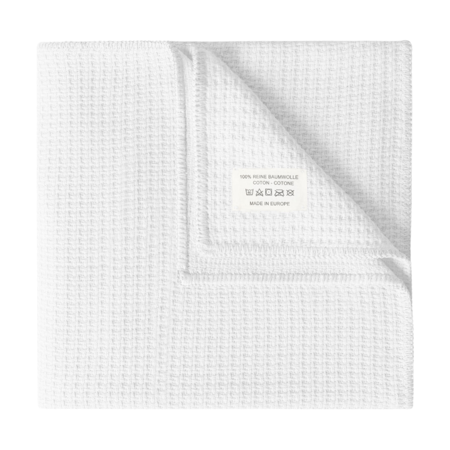 Morbida coperta a maglia, 100% cotone