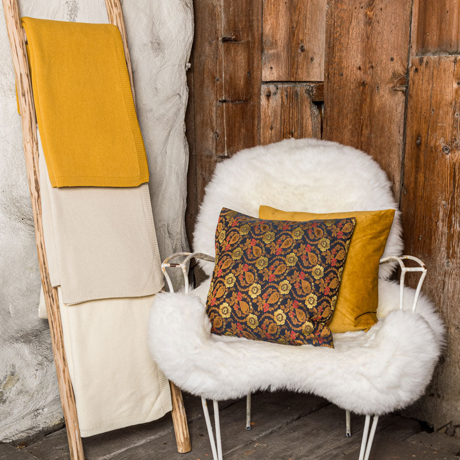 Coperta in maglia, cotone biologico