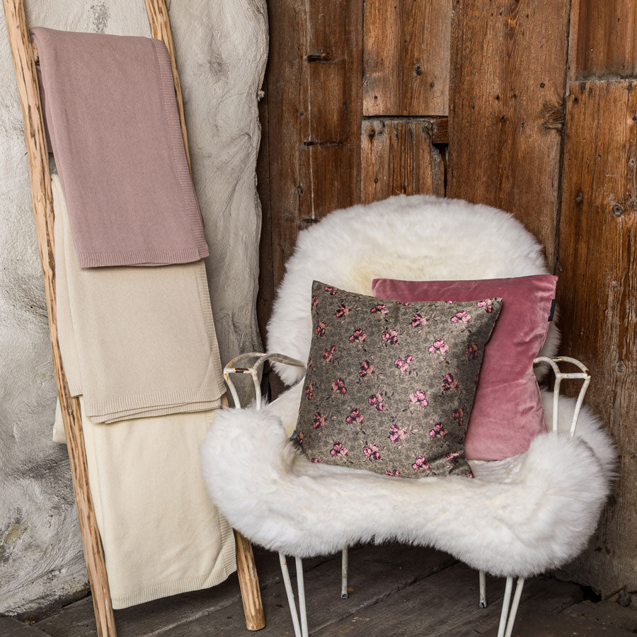 Coperta in maglia, cotone biologico