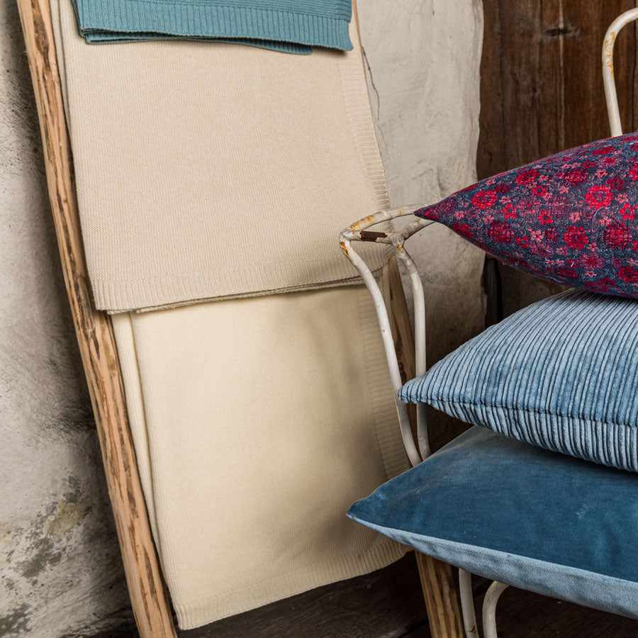 Coperta in maglia, cotone biologico
