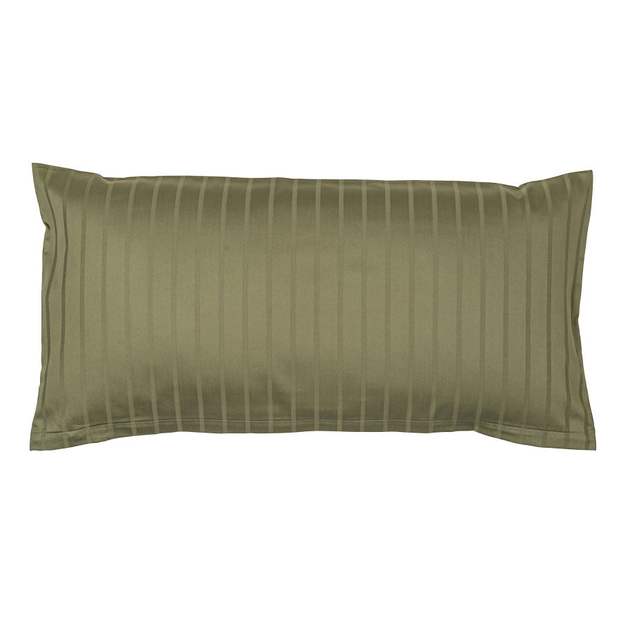 Copricuscini jacquard a righe, cotone biologico