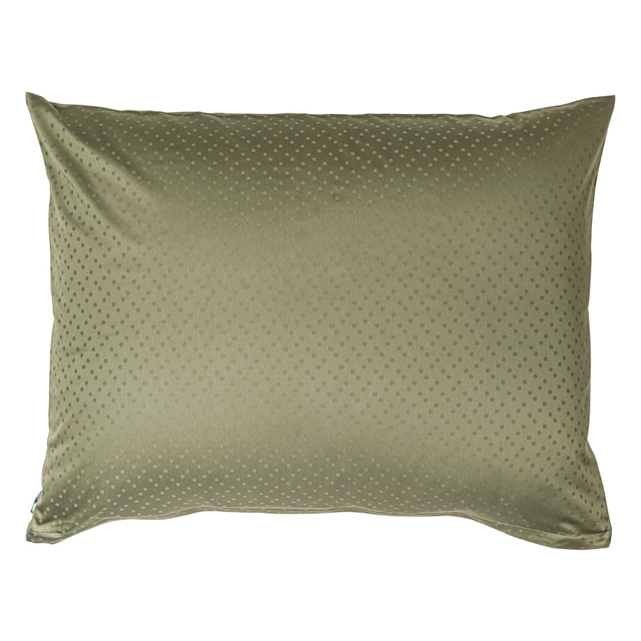 Copricuscini jacquard a pois, cotone biologico